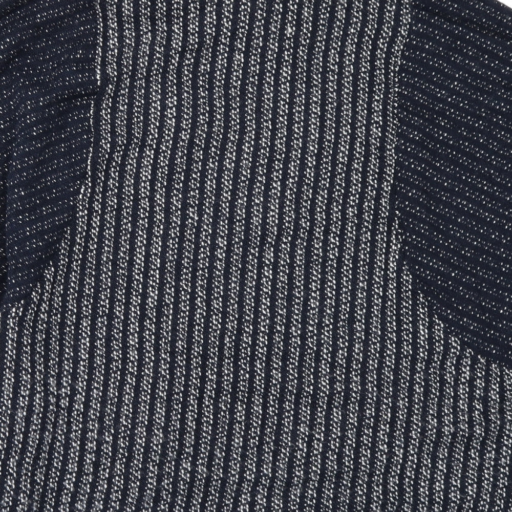 Izabel Womens Blue Knit Pullover Jumper Size 8