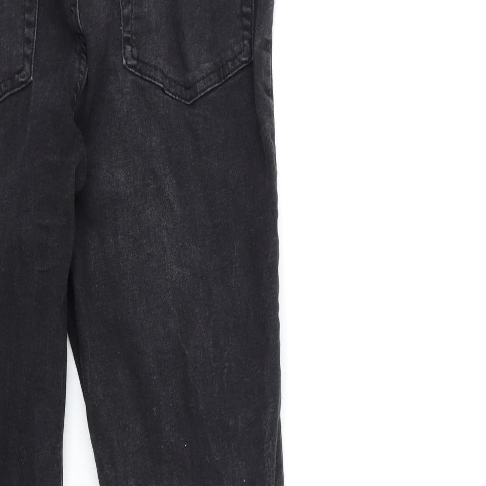 Denim & Co. Womens Black Denim Skinny Jeans Size 12 L26 in