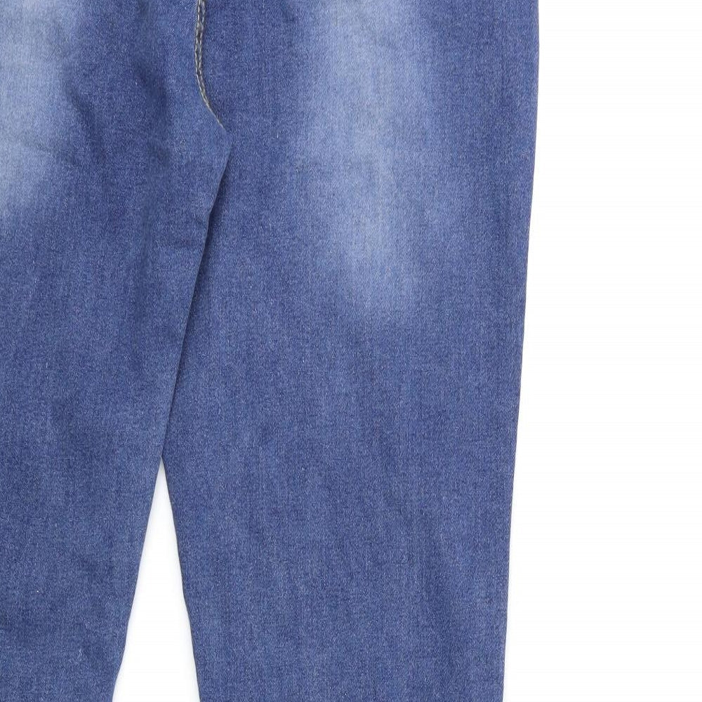 Preworn Womens Blue Denim Skinny Jeans Size M L33 in