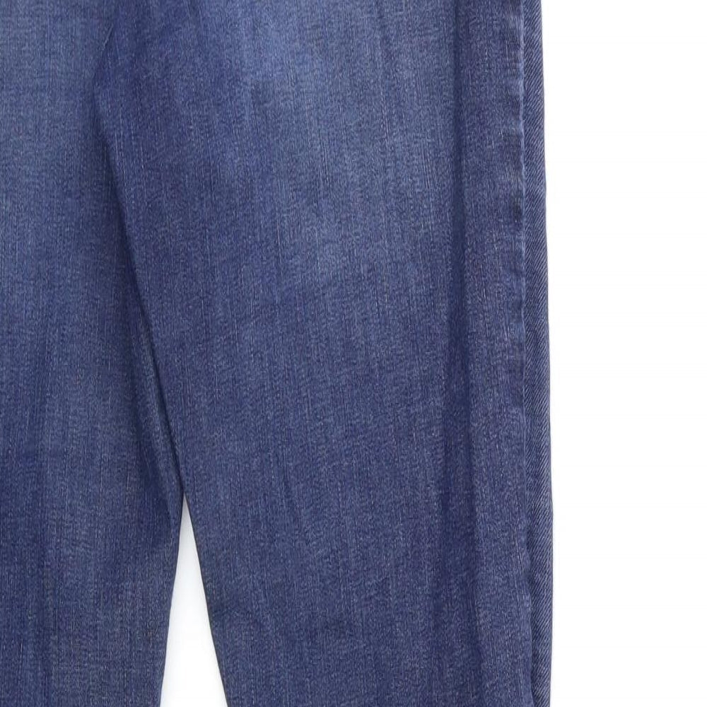 Preworn Womens Blue Denim Skinny Jeans Size 8 L29 in