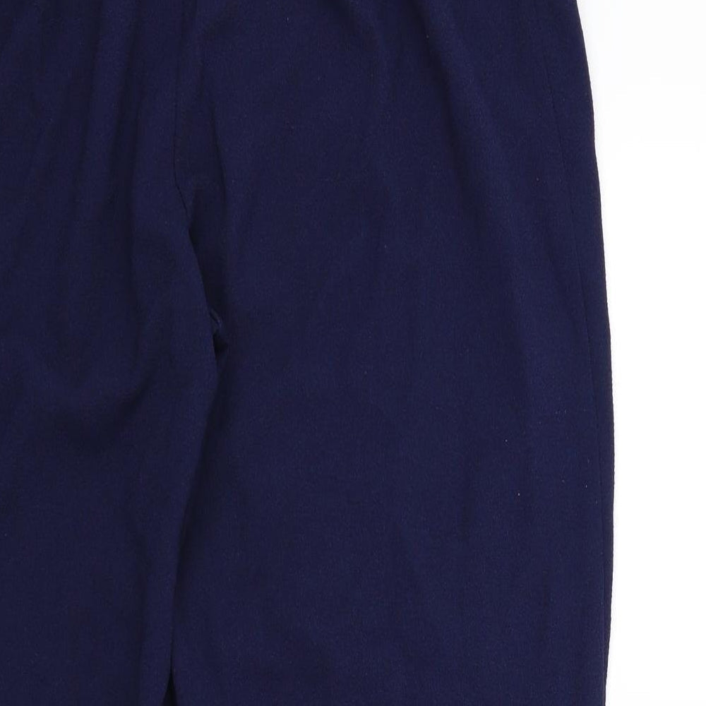 dixie Womens Blue Trousers Size 18 L24 in