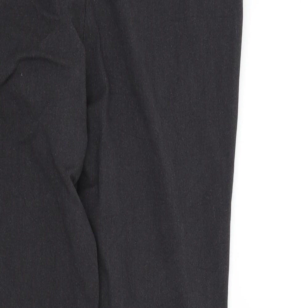 Marks & Spencer Womens Grey Trousers Size 8 L24 in