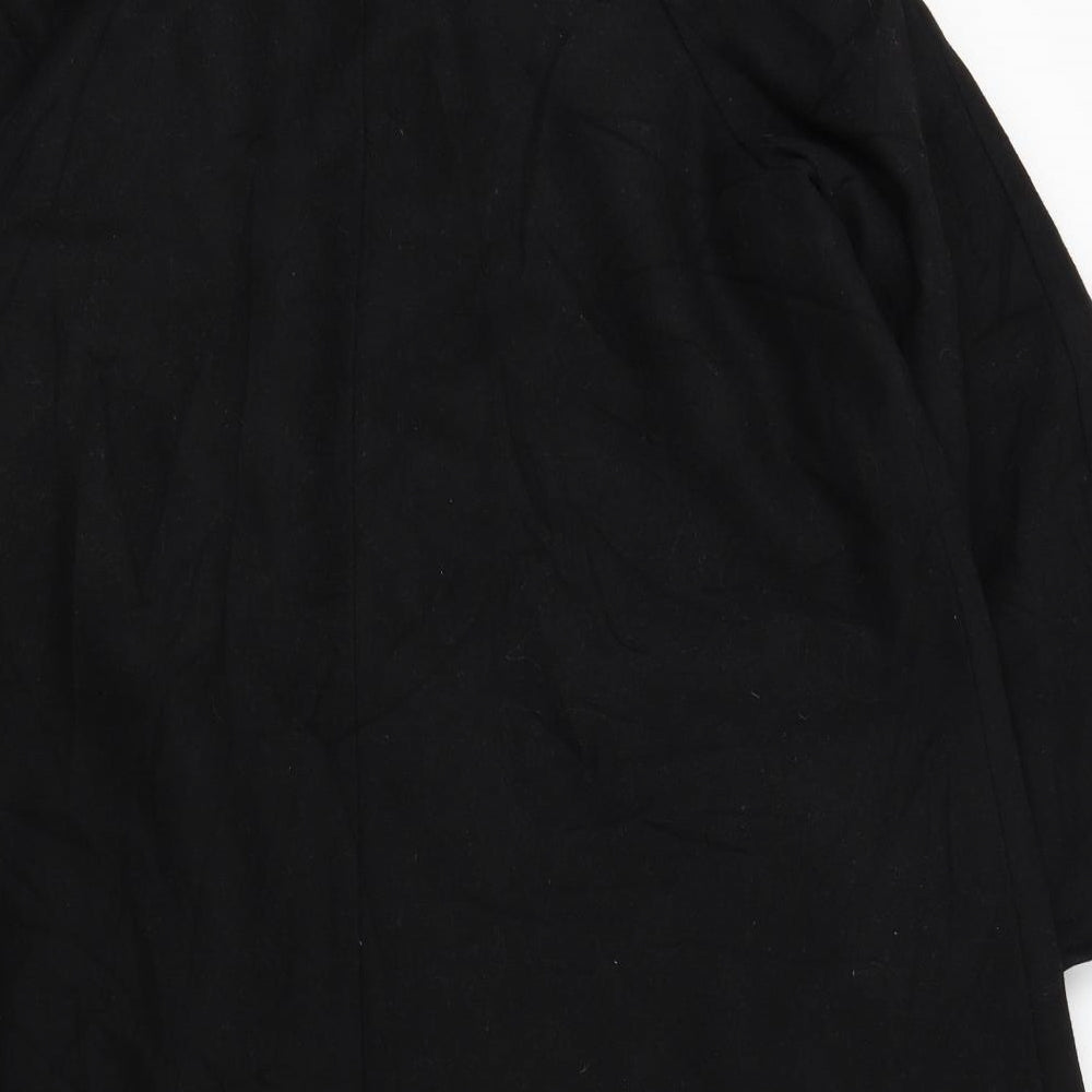 H&M Womens Black Jacket Coat Size 12