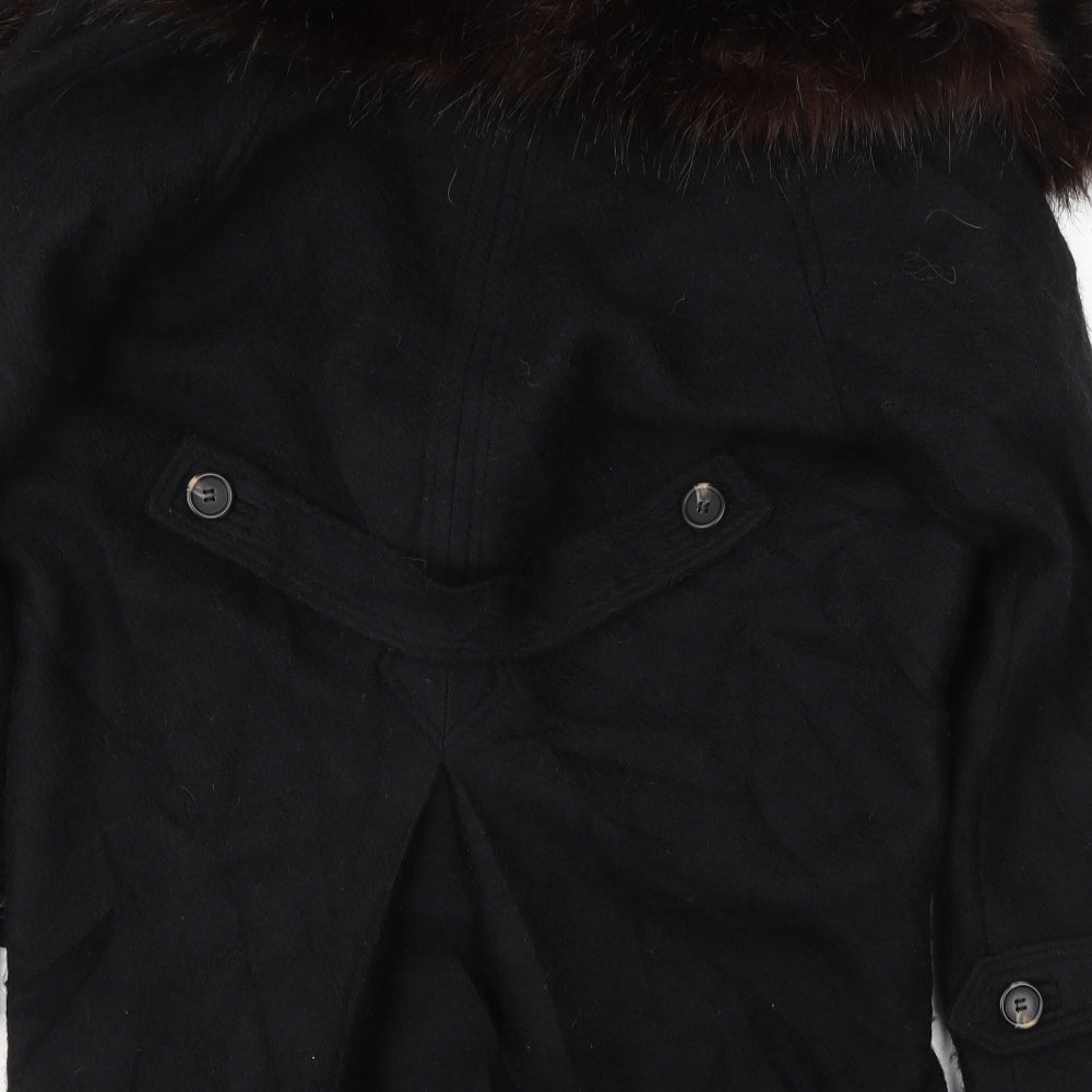 ASOS Womens Black Jacket Coat Size 10