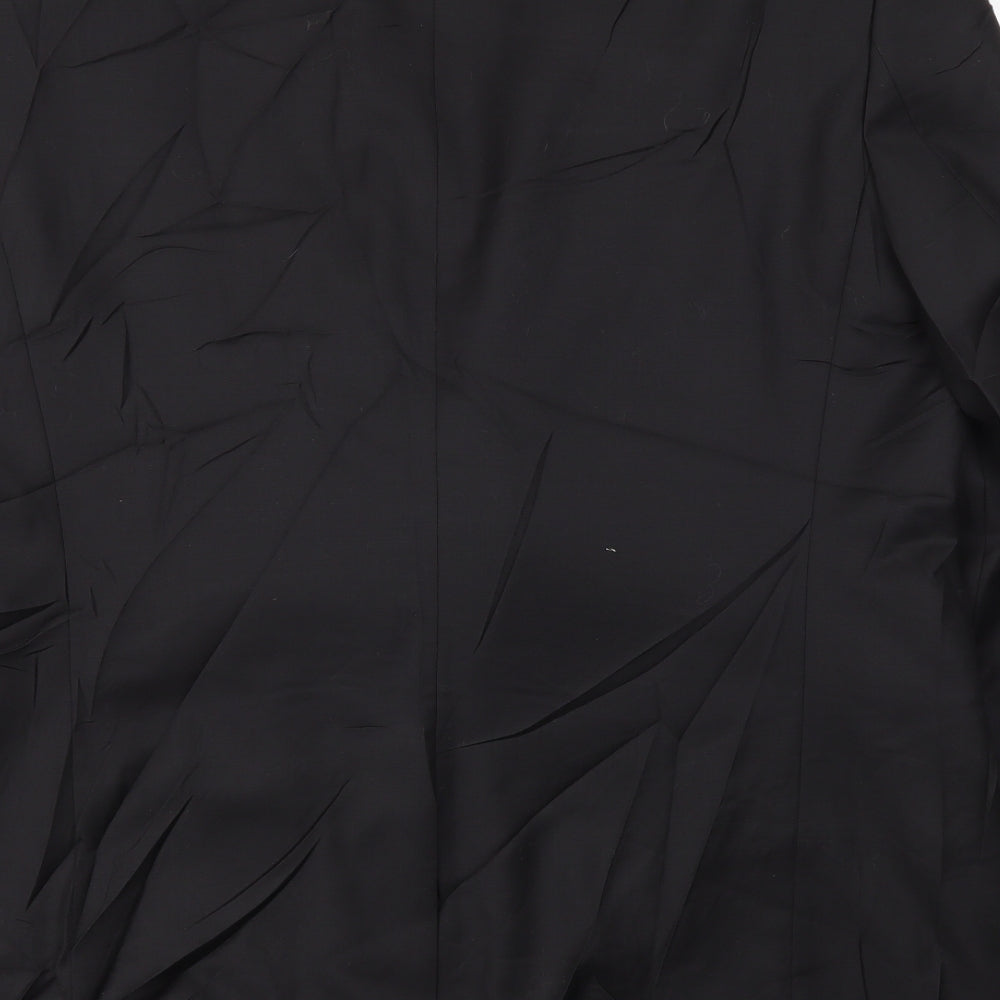 jhon lewis Mens Black Jacket Blazer Size 44