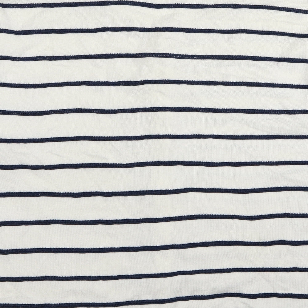 C&A Womens Multicoloured Striped Cardigan Jumper Size L