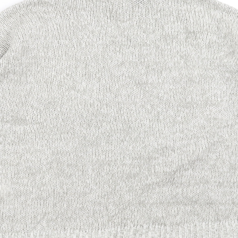 New Look Womens Grey Pullover Jumper Size S