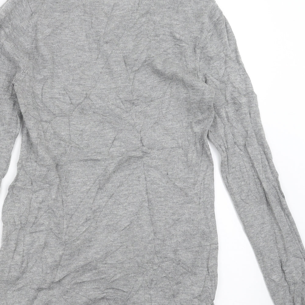 NEXT Womens Grey Pullover Jumper Size 6 - Twist front