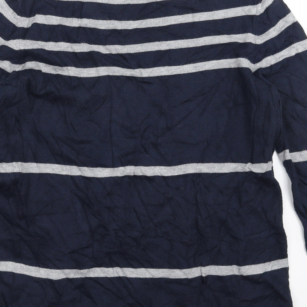Betty Barclay Womens Blue Striped Pullover Jumper Size 12