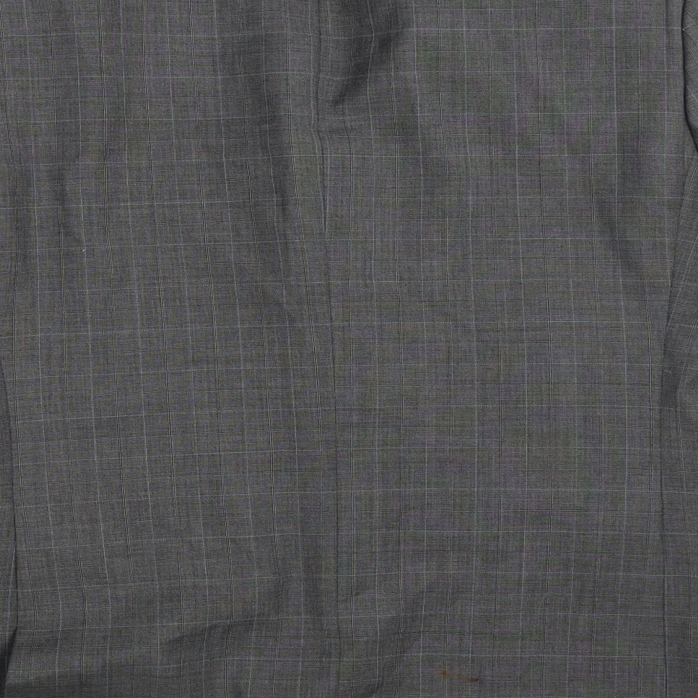 GREENWOODS Mens Grey Jacket Suit Jacket Size 40