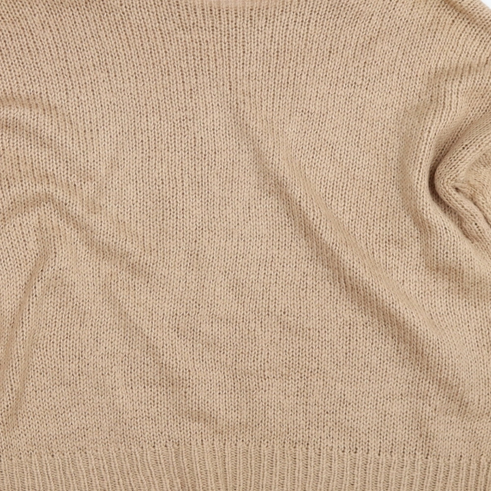 New Look` Womens Beige Pullover Jumper Size M