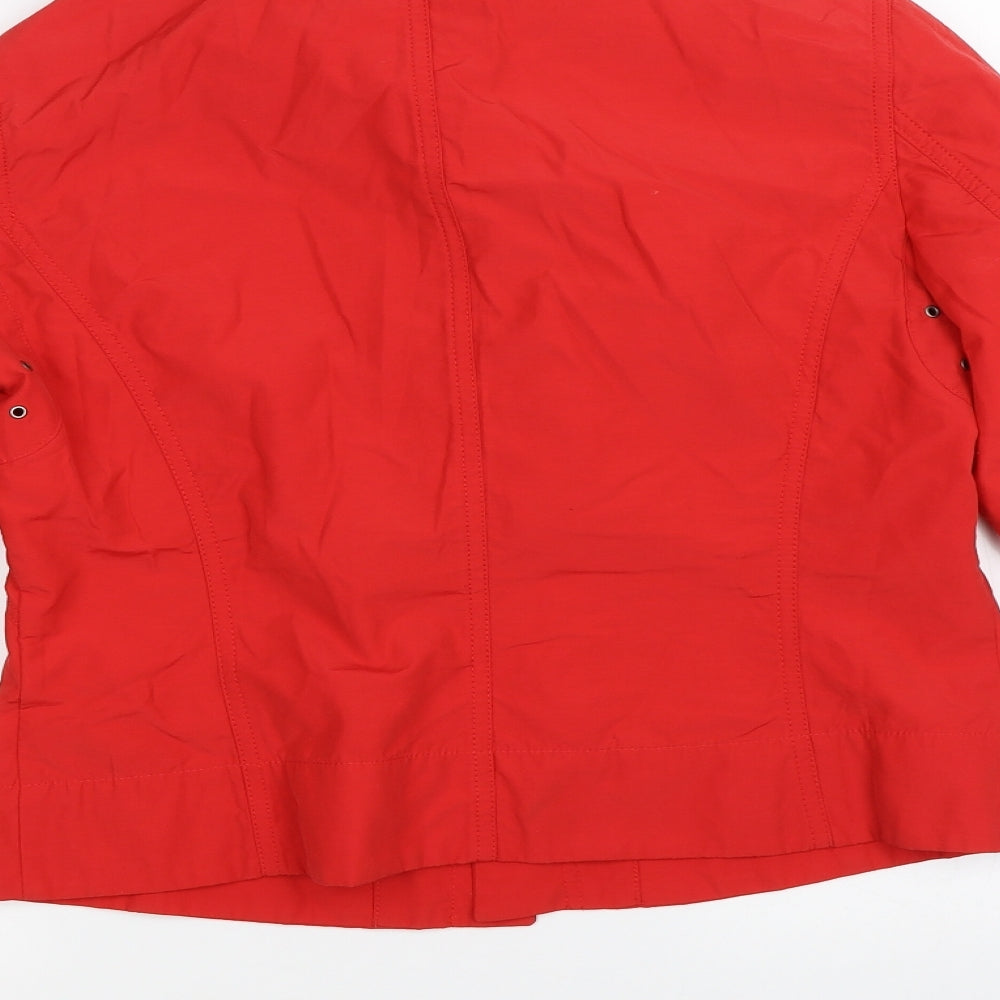 Hirsch Womens Red Jacket Size 12