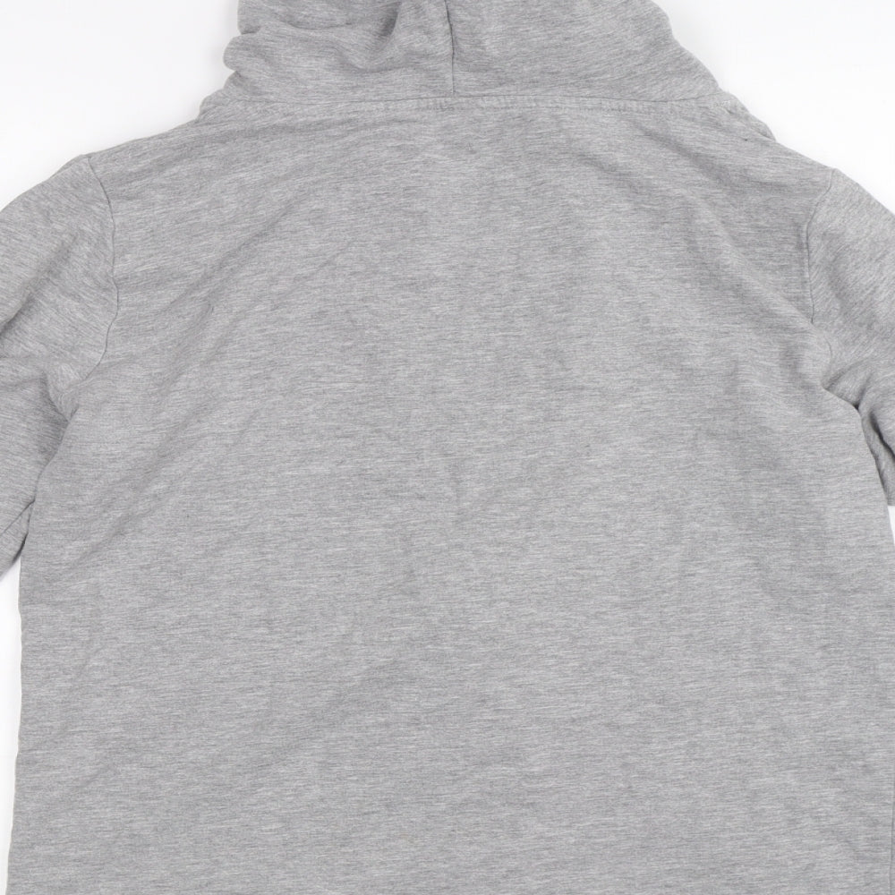 Blue Motion Womens Grey Full Zip Hoodie Size M