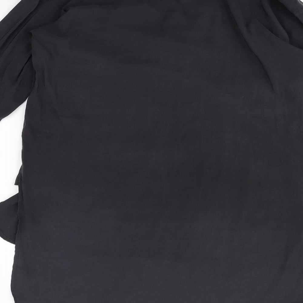 H&M Womens Grey Basic Blouse Size 10