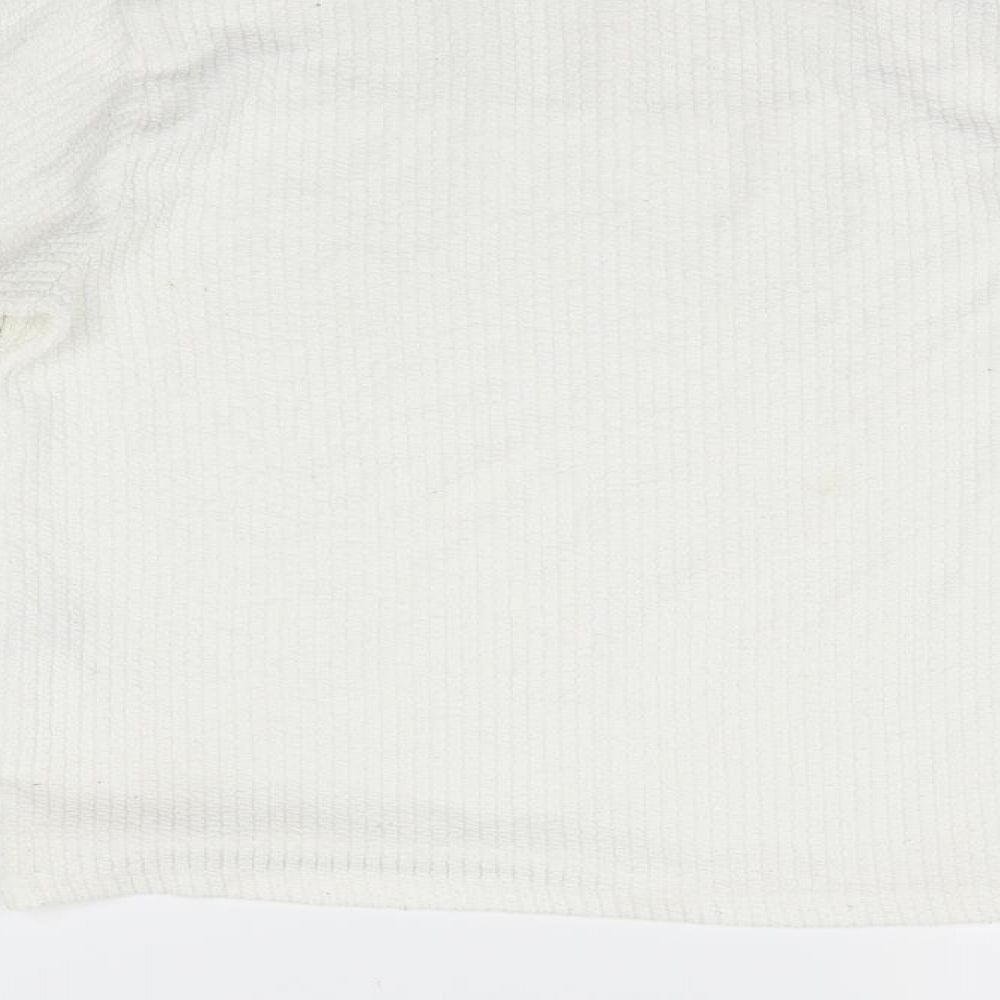 Zara Womens White Pullover Jumper Size M