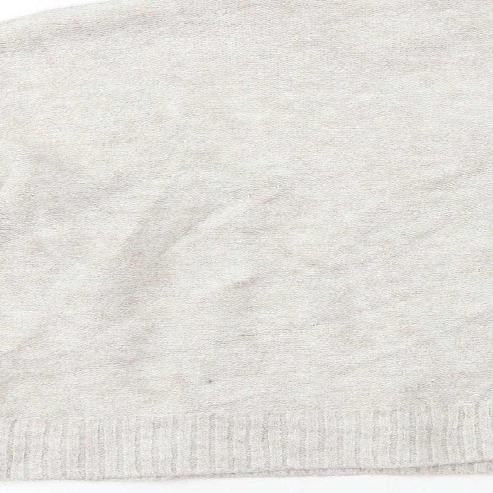 H&M Womens Beige Pullover Jumper Size XS