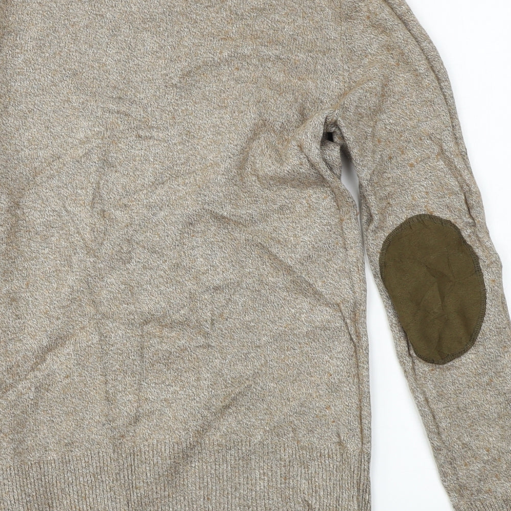 H&M Womens Brown Pullover Jumper Size S