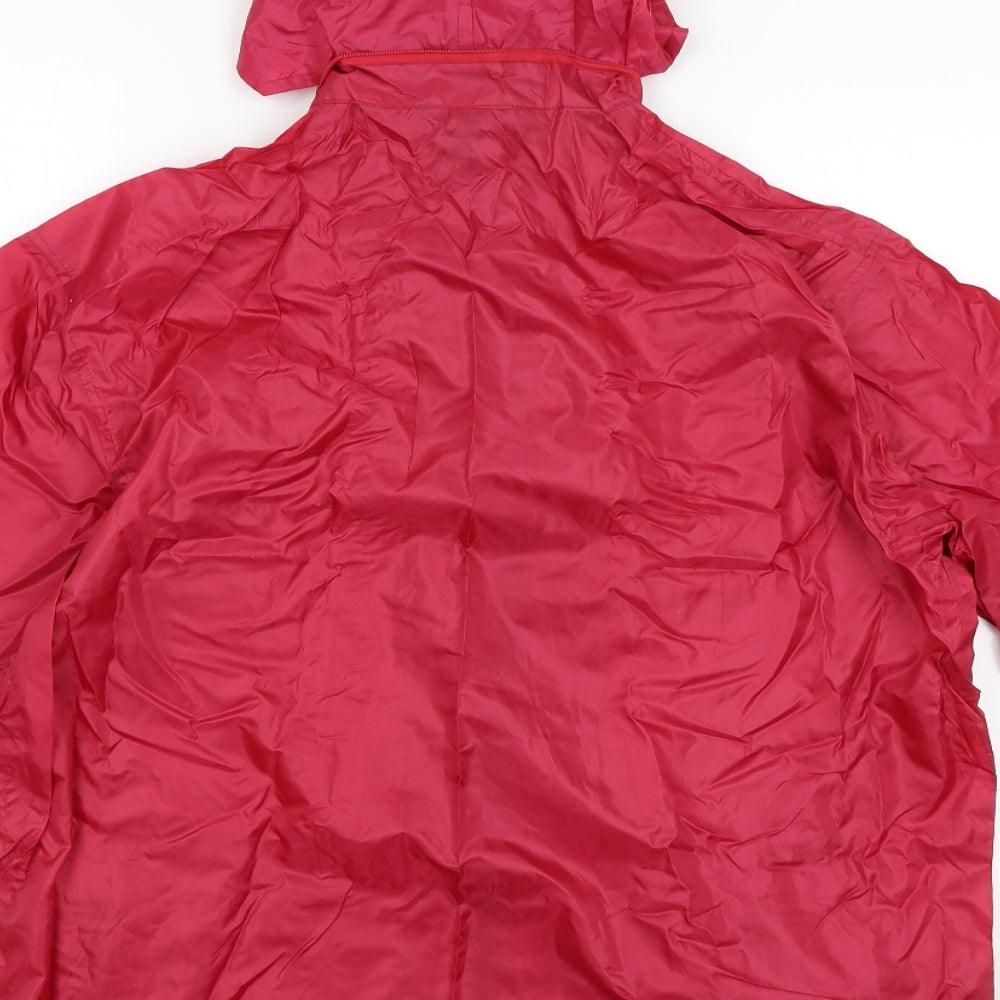 Granite Womens Red Rain Coat Coat Size 12