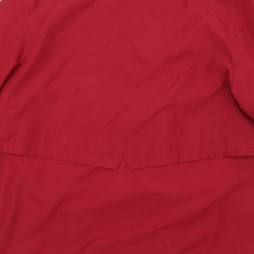 Marks and Spencer Womens Red Overcoat Coat Size 14