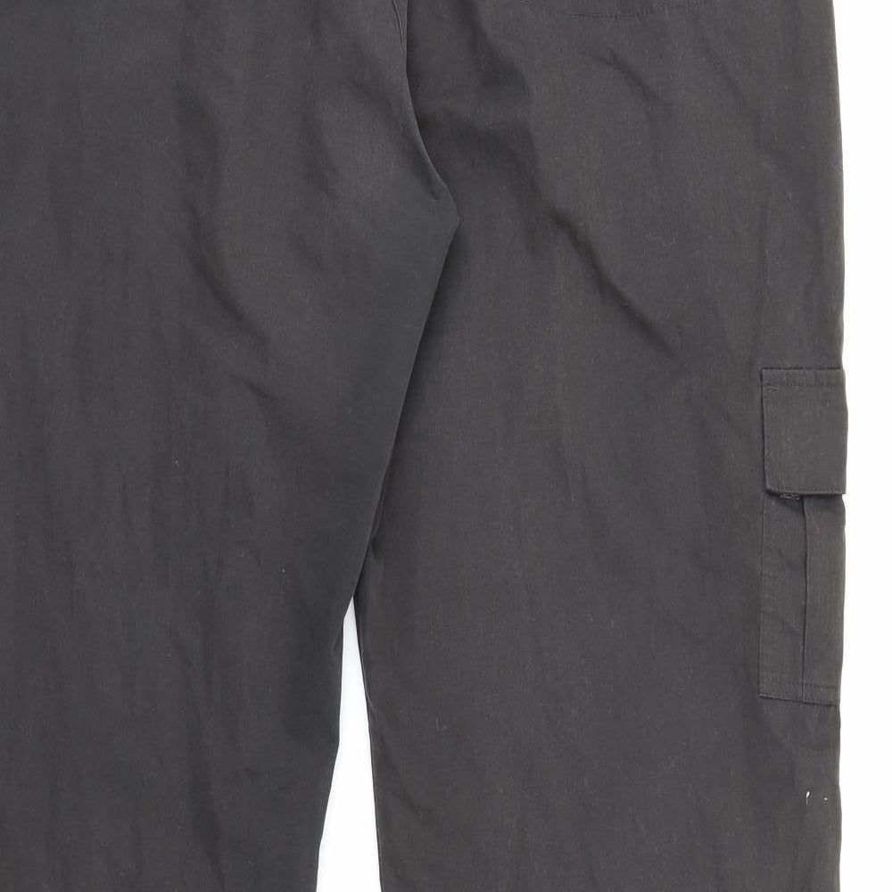 LIFE Mens Brown Cargo Trousers Size 18 L30 in
