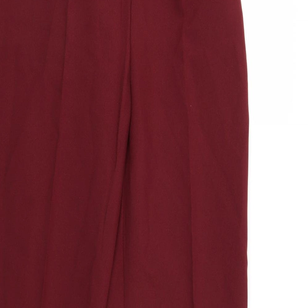 NSF Womens Red Trousers Size 16 L27 in