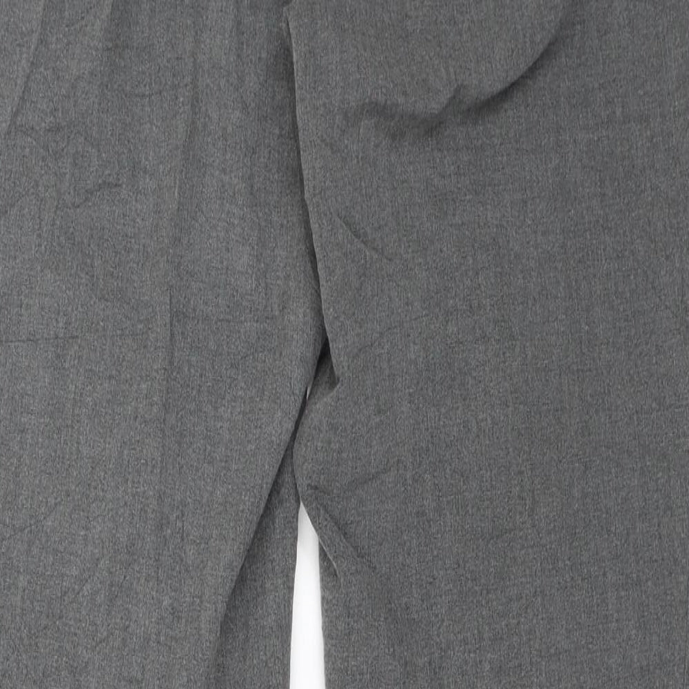 Marks & Spencer Womens Grey Dress Pants Trousers Size 14 L26 in