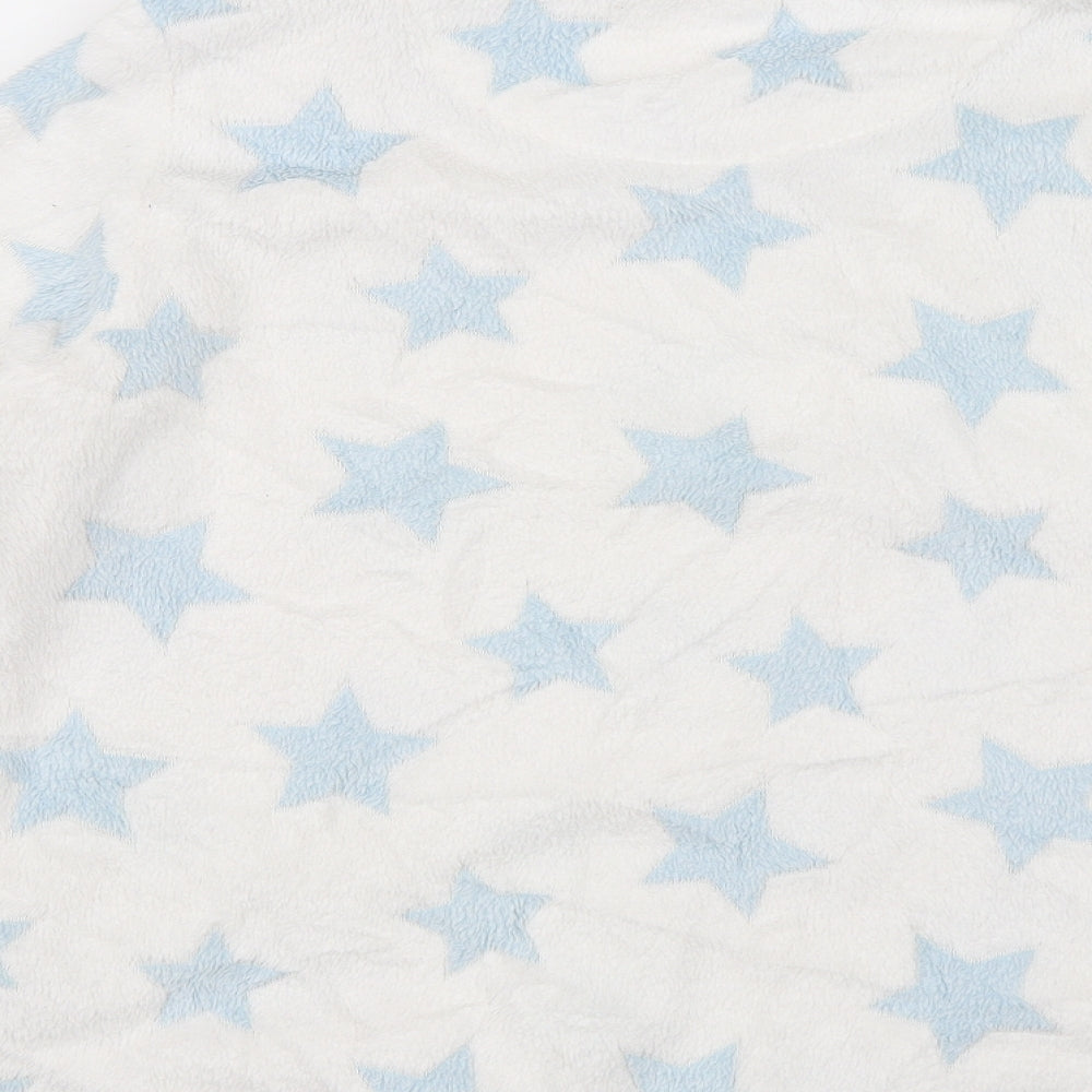Love To Lounge Womens White Solid Top Pyjama Top Size M - stars