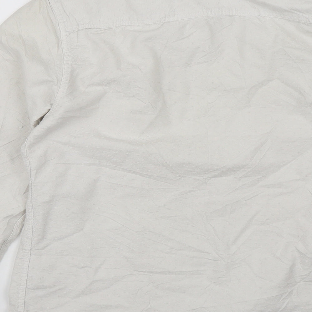 Topman Mens White Button-Up Size S