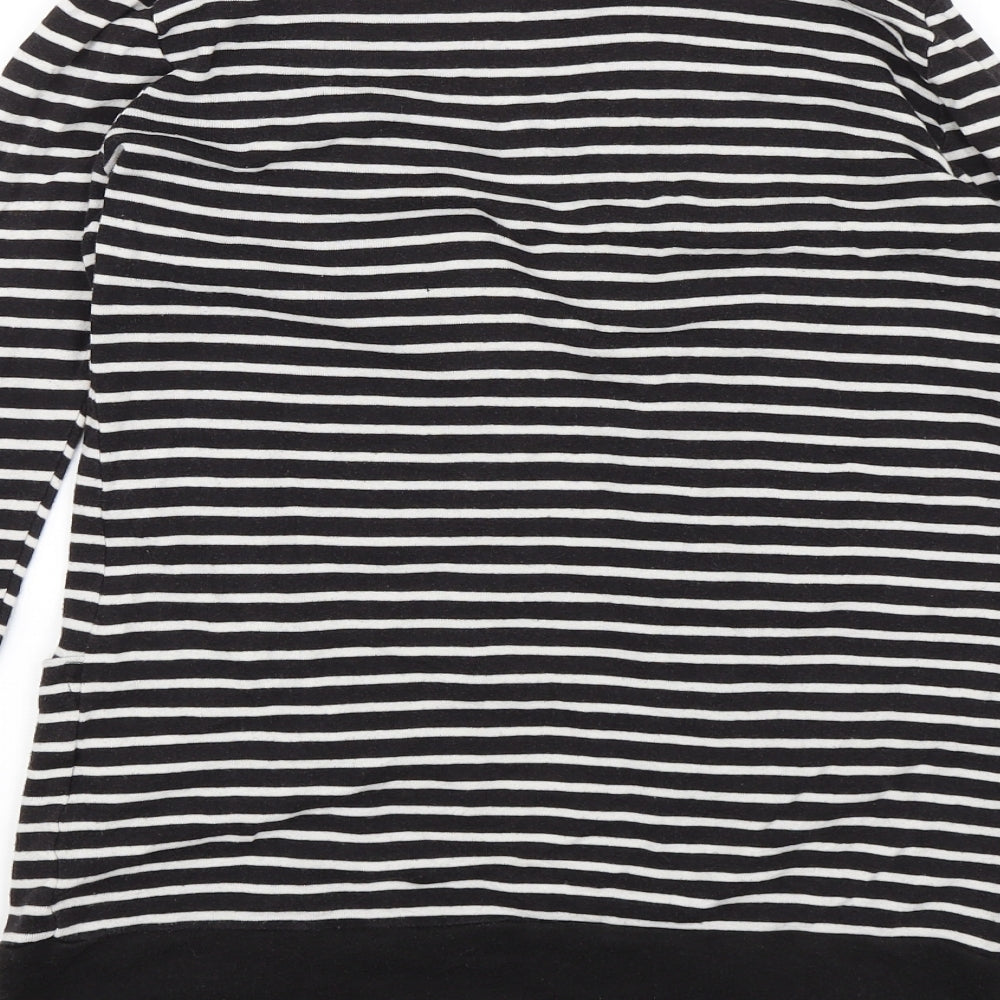 Papaya Womens Black Striped Jacket Size 8