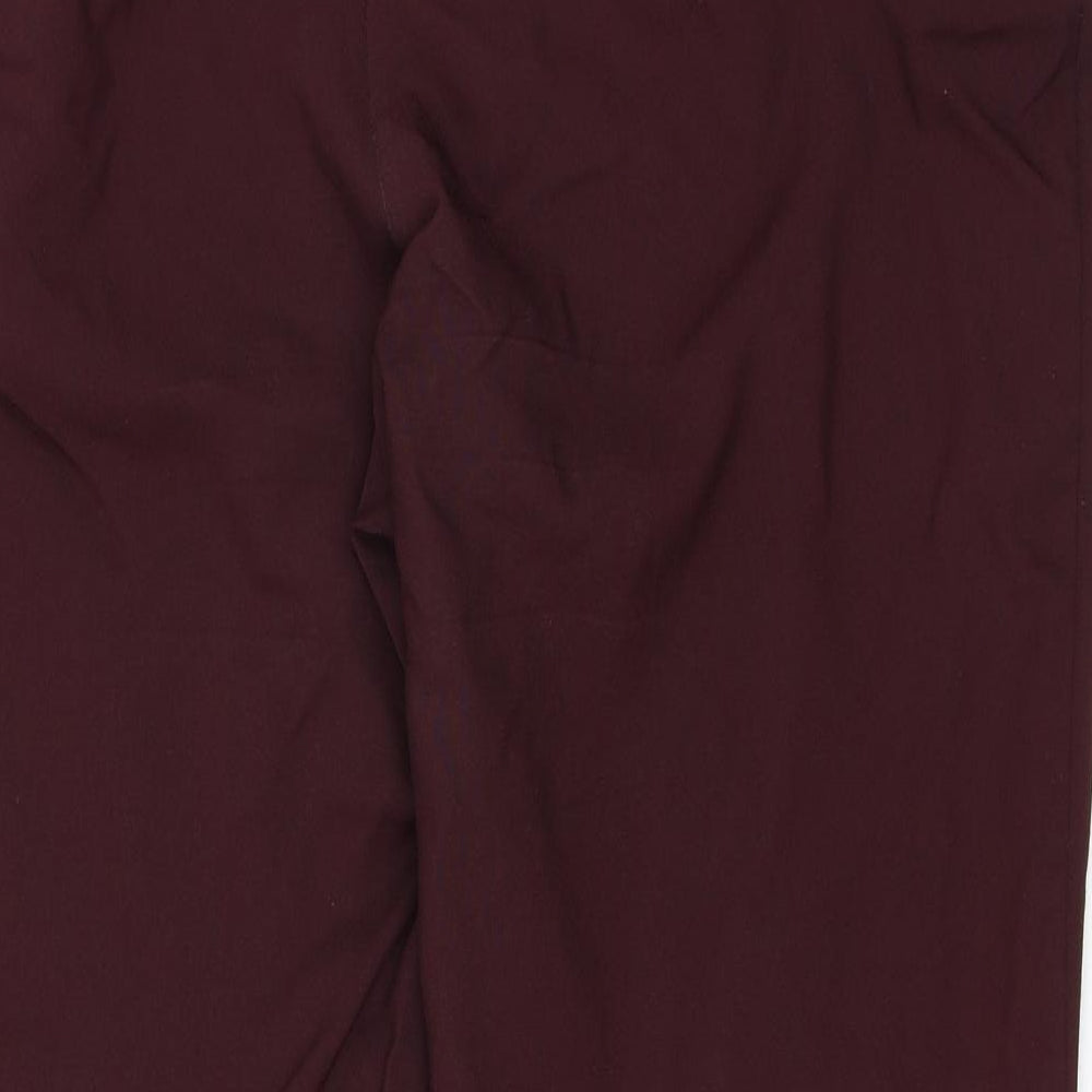 Afibel Womens Red Trousers Size 38 in L29 in