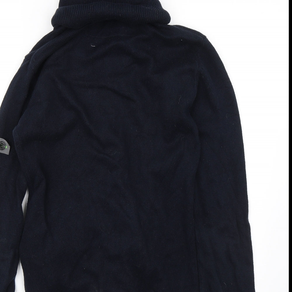 Gio-Goi Womens Blue Pullover Hoodie Size S