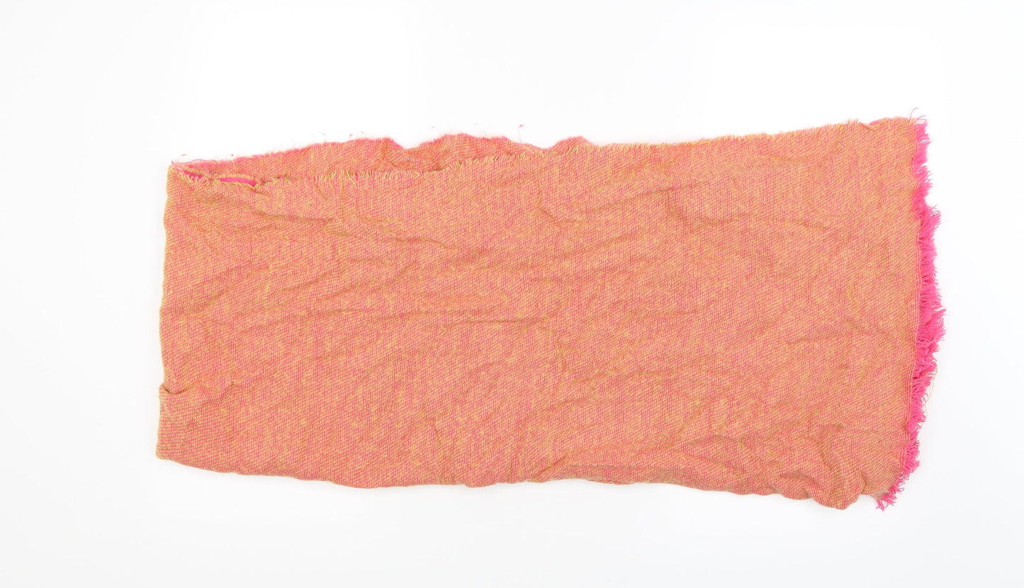 Preworn Womens Orange Shawl/Wrap