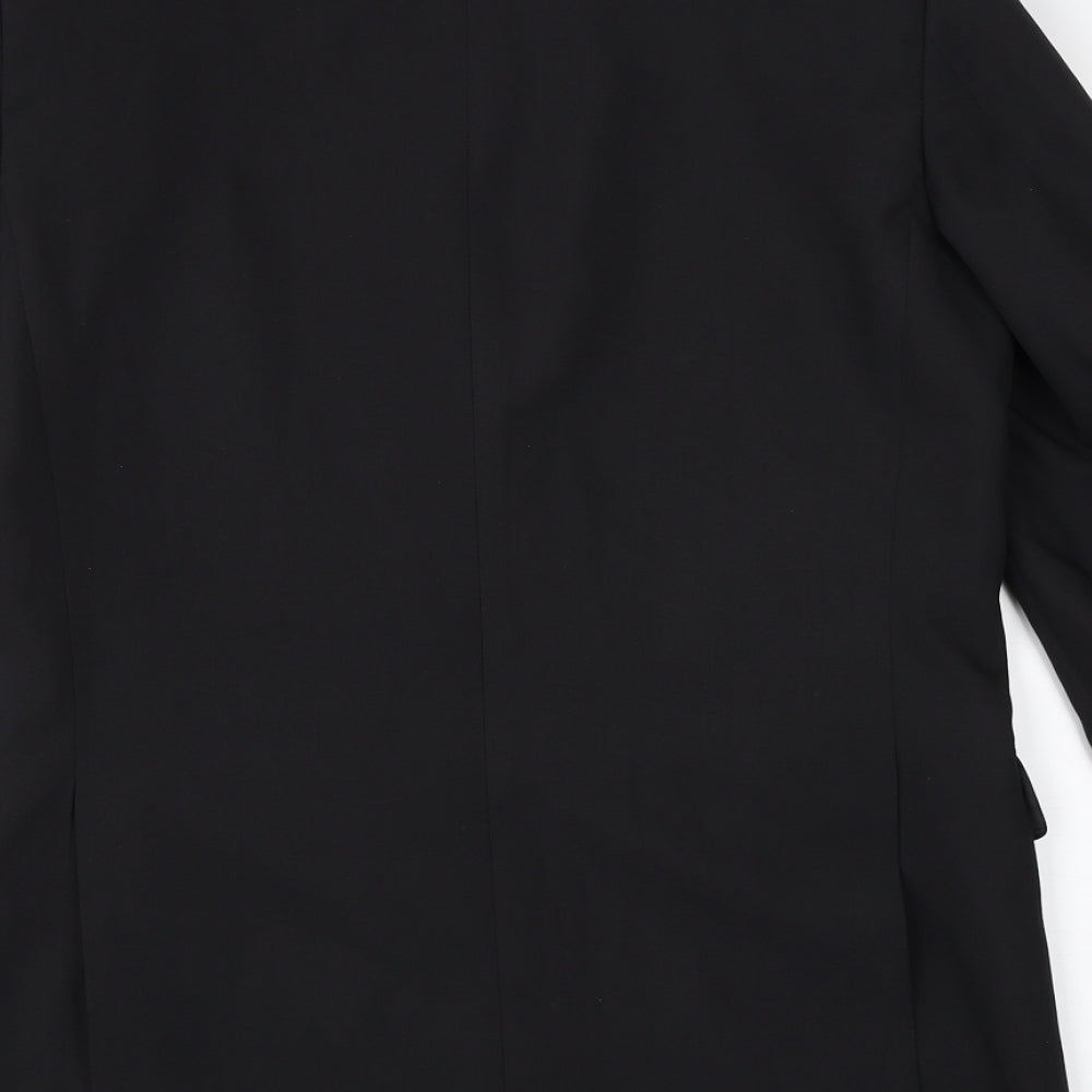 Cedarwood State Mens Black Jacket Suit Jacket Size 36