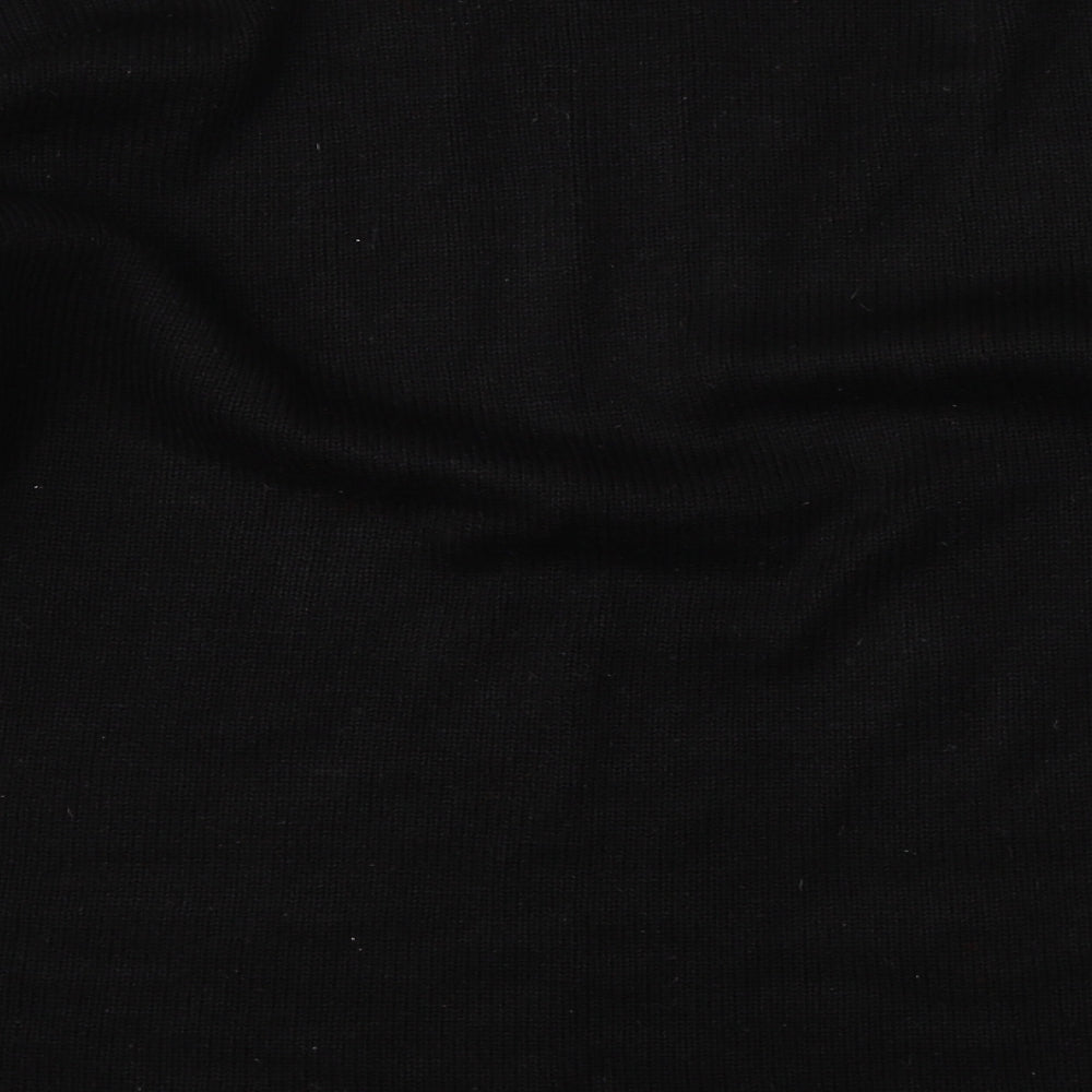 Paramour Womens Black Pullover Jumper One Size