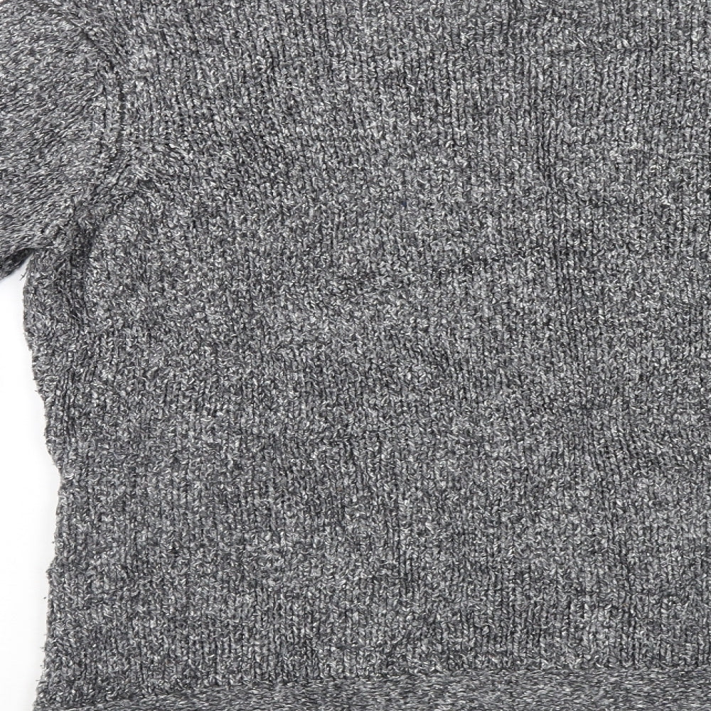 Bonmarché Womens Grey Cardigan Jumper Size M
