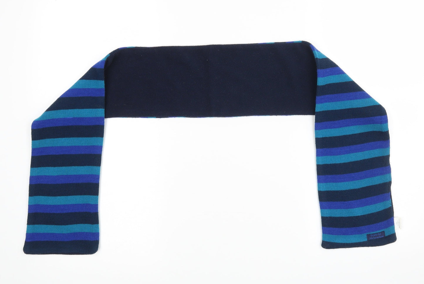 Ready for Adventure Unisex Blue Striped Scarf