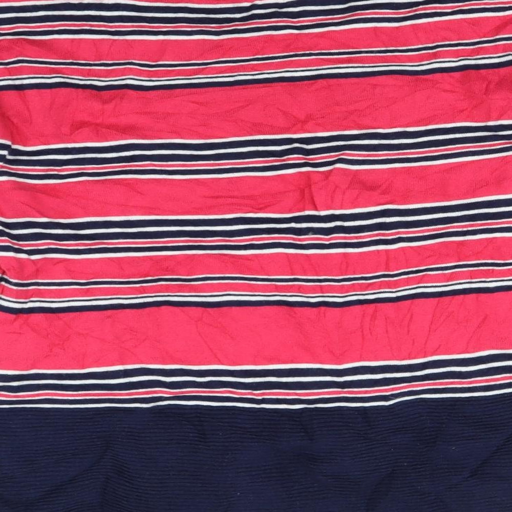 NEXT Womens Pink Striped Pullover Jumper Size 8