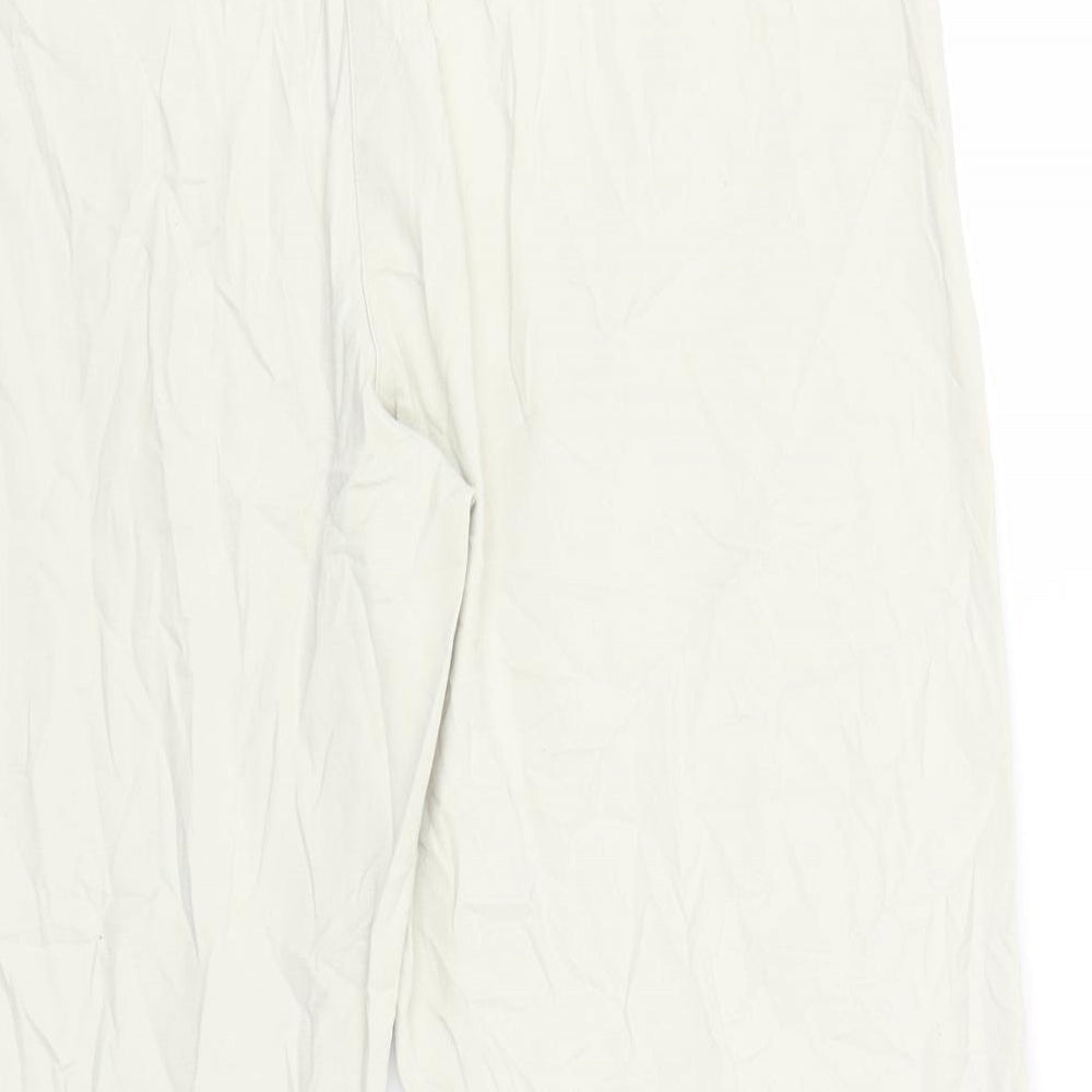 Papaya Womens Ivory Trousers Size 12 L22 in