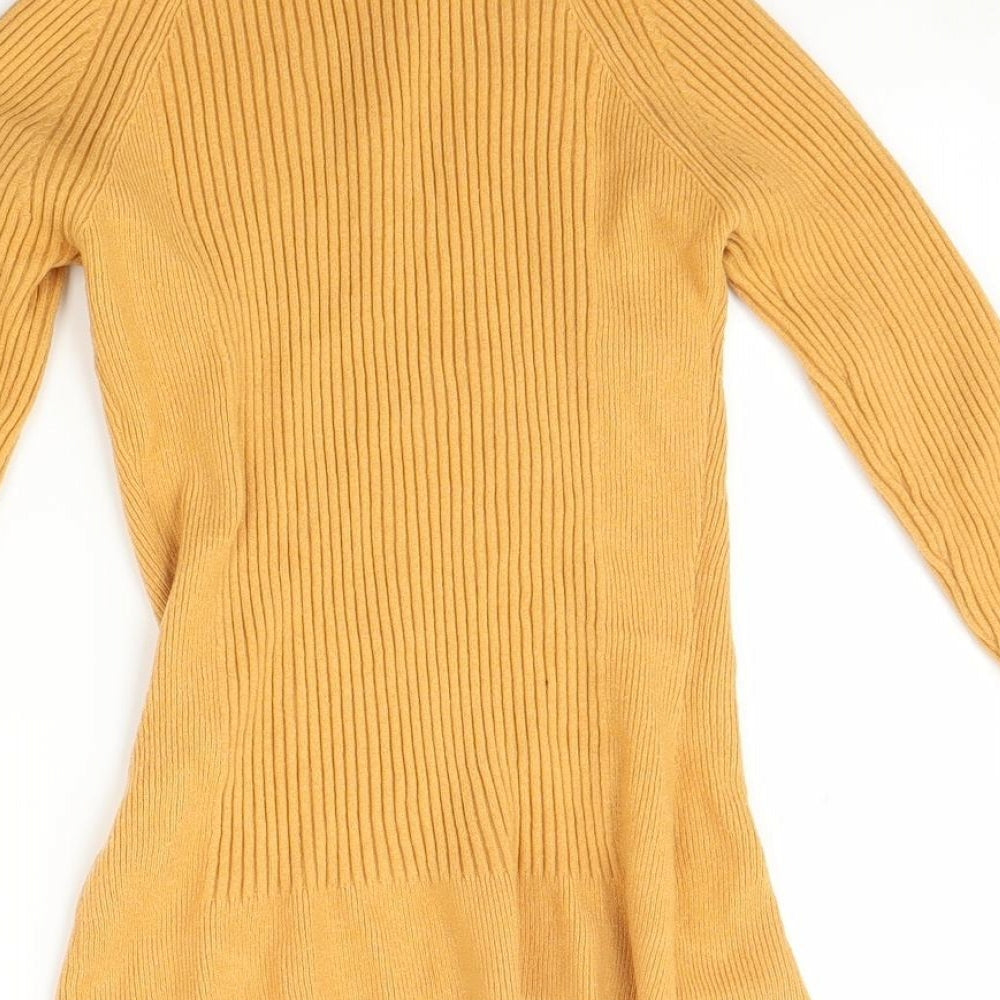 Primark Womens Yellow Pullover Jumper Size M