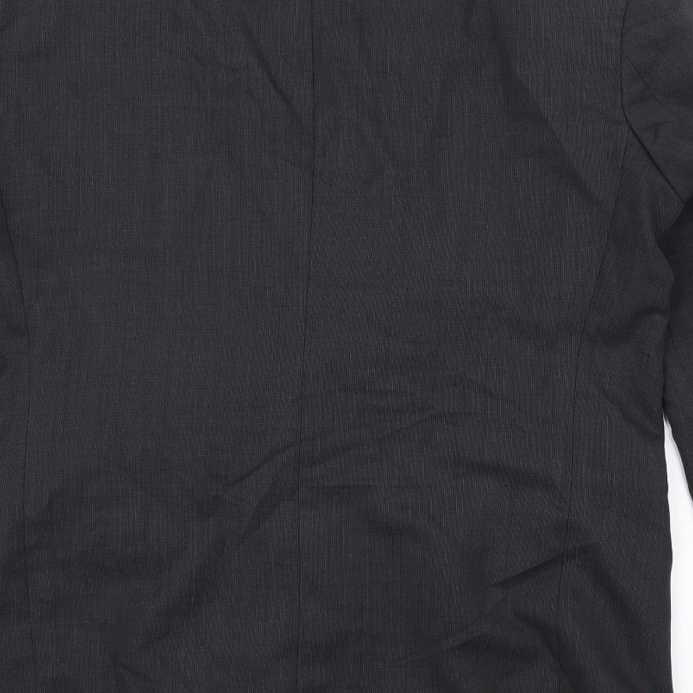 Burton Mens Grey Jacket Suit Jacket Size 38