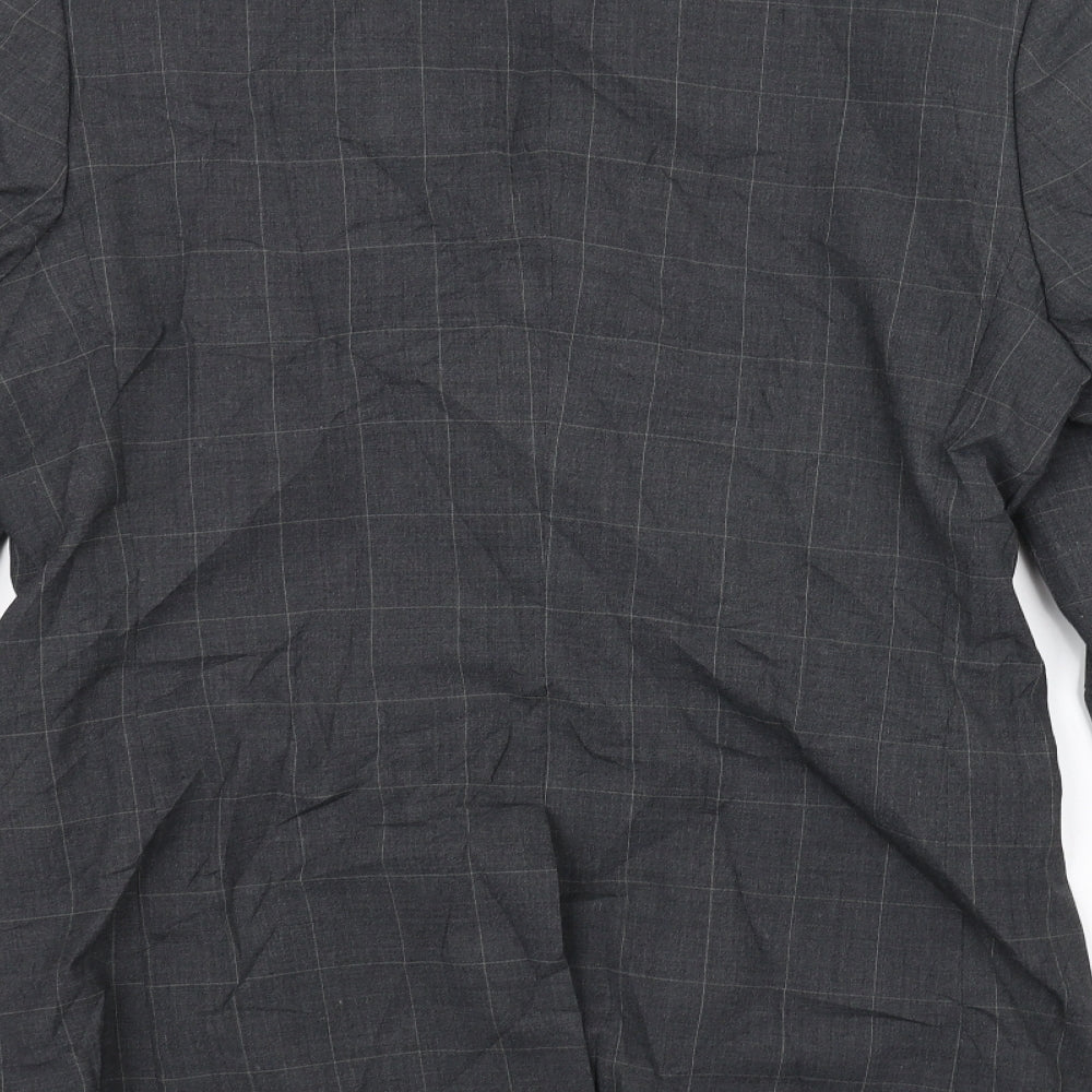Burton Mens Grey Jacket Suit Jacket Size 38