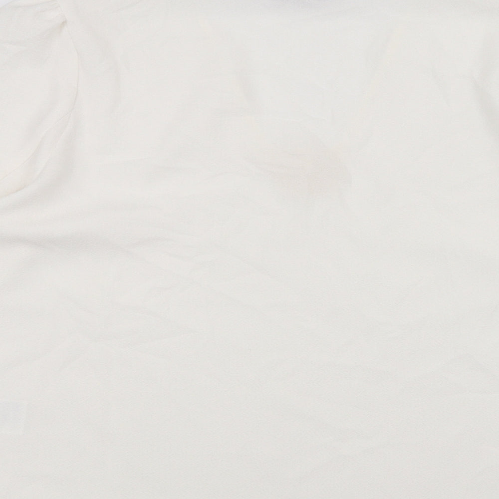 H&M Womens White Pullover Jumper Size M