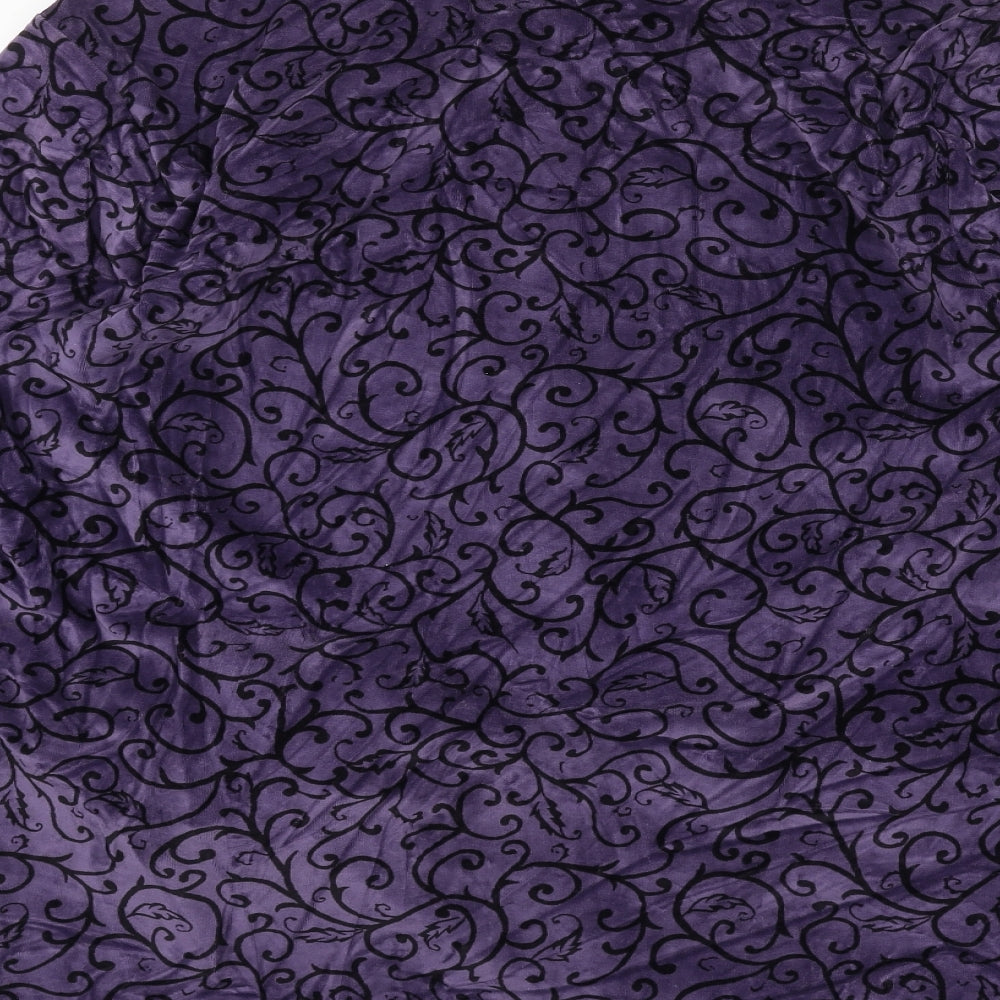Fragile Womens Purple Jacket Coatigan Size M