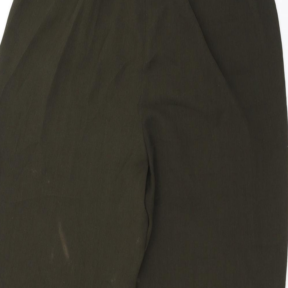 Marks and Spencer Womens Green Trousers Size 16 L24 in