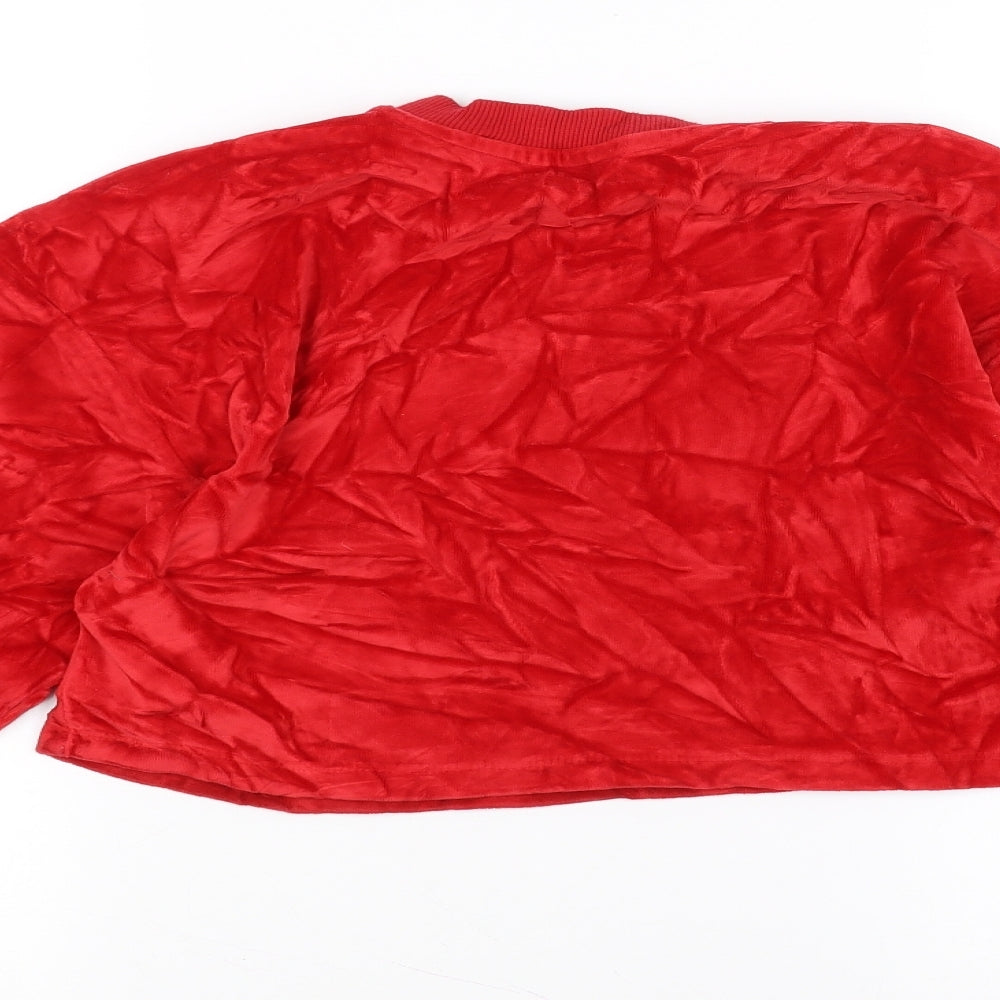 Matalan Girls Red Pullover Jumper Size 12 Years