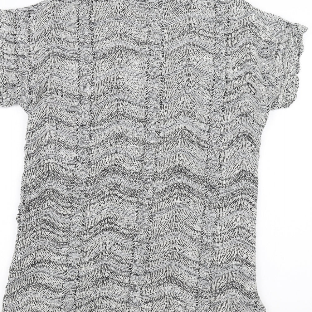 Blush Womens Grey Jacket Coatigan Size M