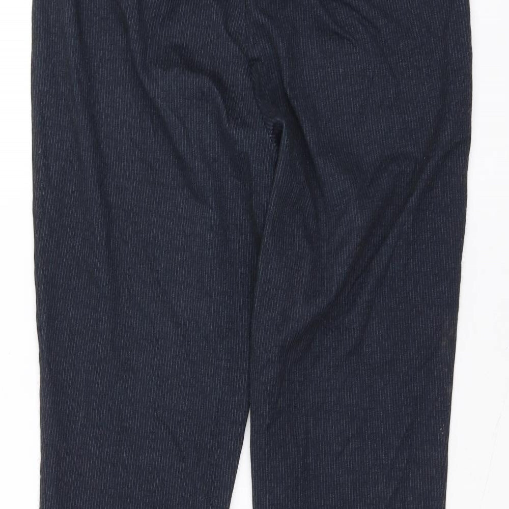 NEXT Womens Blue Trousers Size 10 L25 in