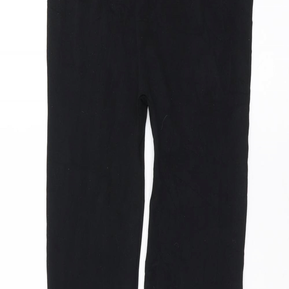 Quiz Womens Black Jogger Leggings Size M L25 in