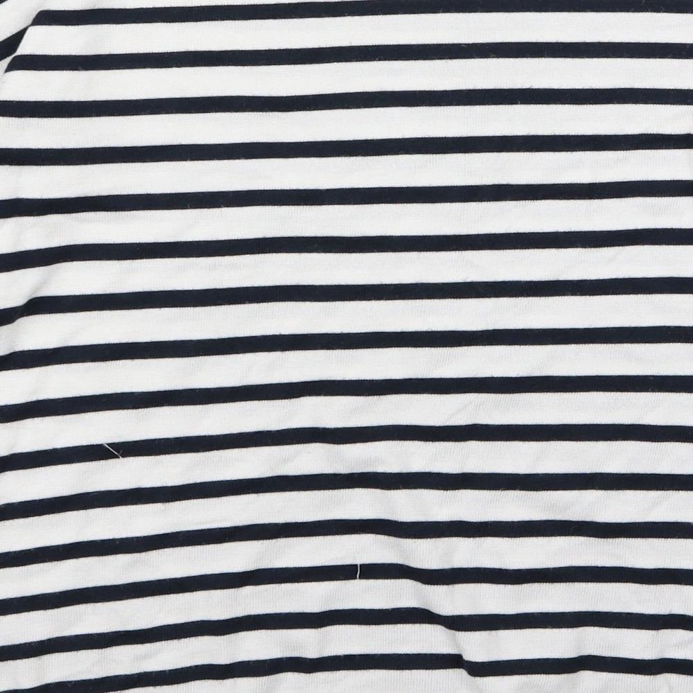 Atmosphere Womens Blue Striped Pullover Jumper Size 12