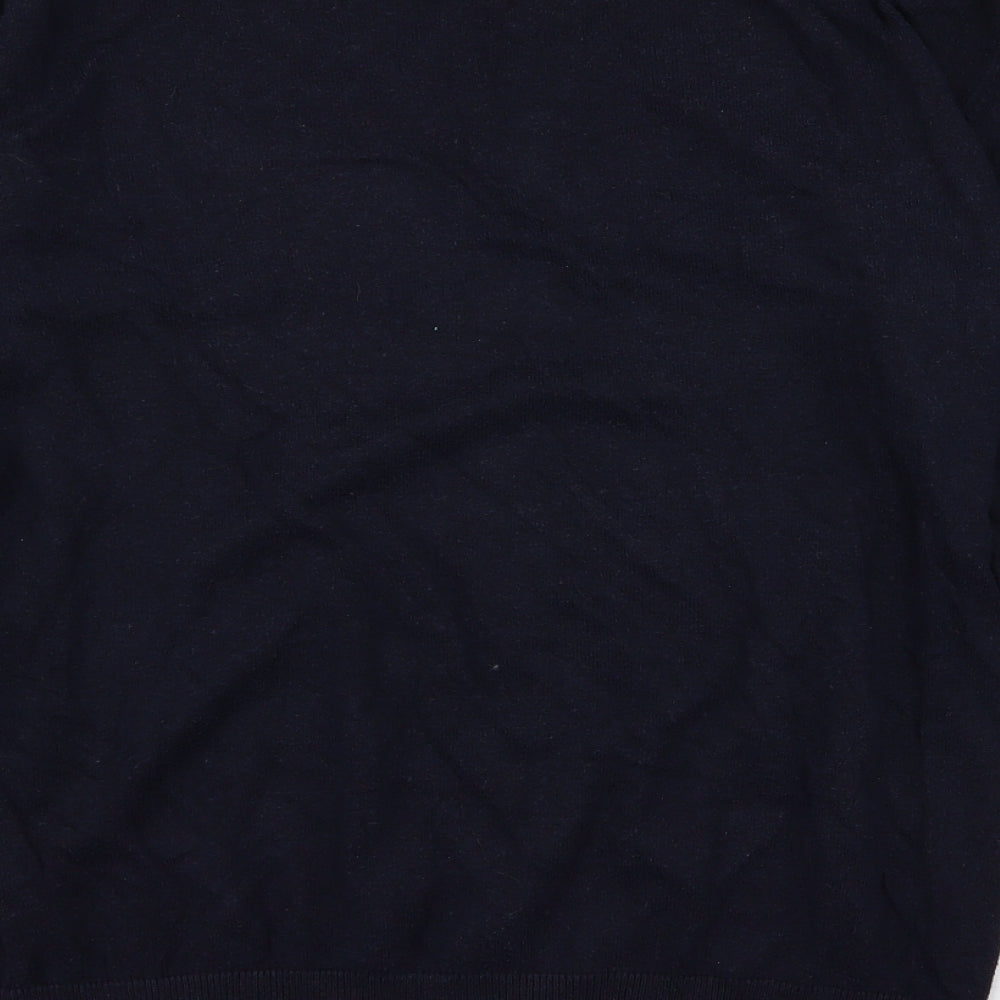 Smog Womens Blue Pullover Jumper Size M